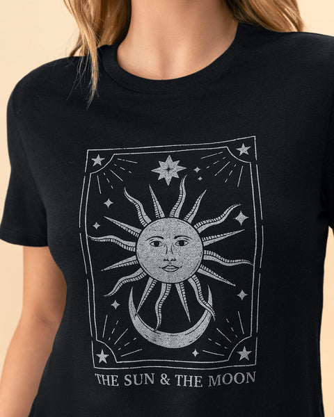 Camiseta en algodón manga corta con estampado localizado#color_700-negro