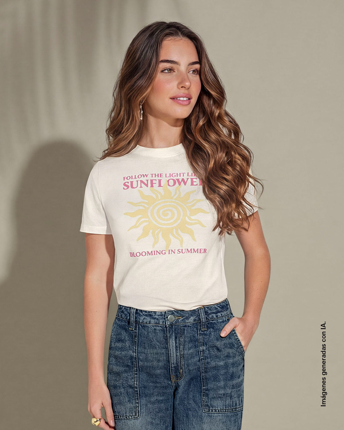 Camiseta en algodón manga corta con estampado localizado | Leonisa Colombia
