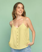 Blusa tiritas con escote en espalda#color_019-amarillo