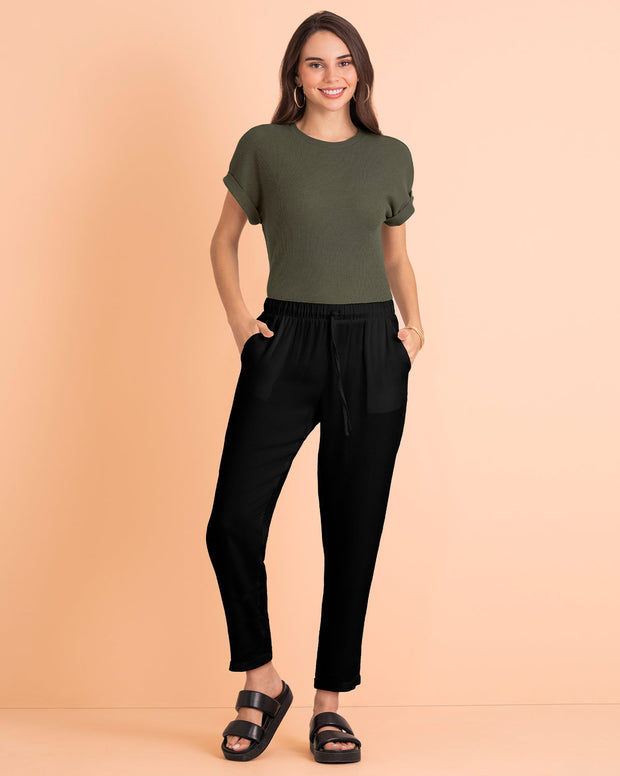 Pantalón exterior con resorte en cintura