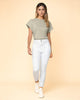 Jean skinny de silueta ajustada#color_000-blanco