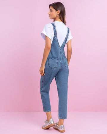 Enterizo largo tipo overall#color_141-indigo-claro