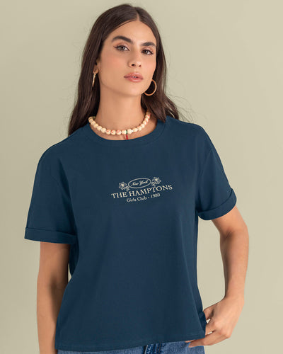 Camiseta básica manga corta con estampado#color_024-azul