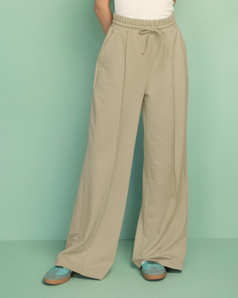 Pantalón tipo jogger con bota ancha Leonisa Colombia - Main Image