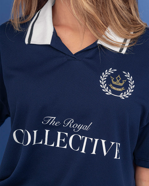 Camiseta oversized tipo polo#color_024-azul-oscuro