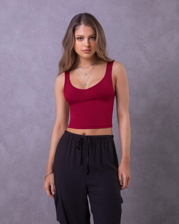 Pantalón tipo cargo con elástico en cintura ajustable