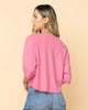 Camiseta manga corta con cuello semibandeja#color_301-rosado-palido