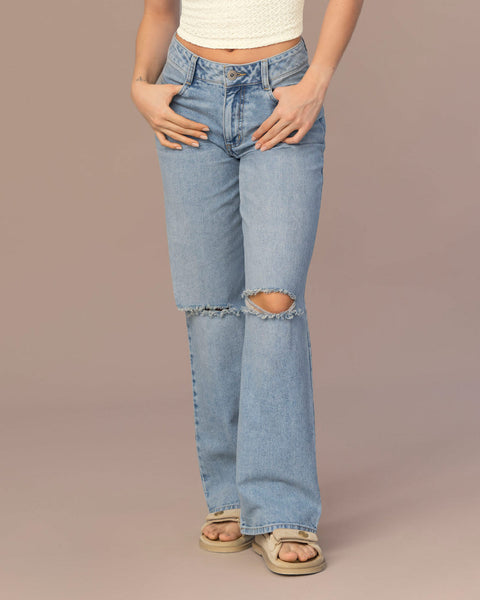 Pantalones Colombianos Pantalones Bota Ancha Para Mujer Jean Con