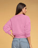Buzo cuello redondo con detalle triangular en rib#color_301-rosado