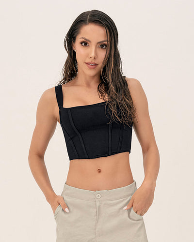 Blusa strapless elastico Leonisa Colombia