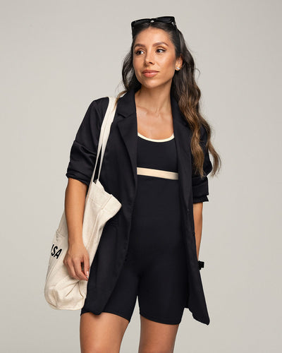 Blazer manga larga con un botón#color_700-negro