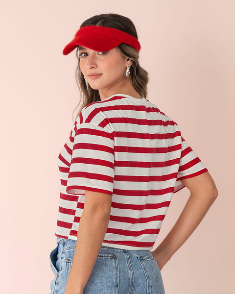 Camiseta manga corta silueta amplia