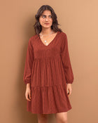 Vestido con corte tipo farol#color_349-vinos