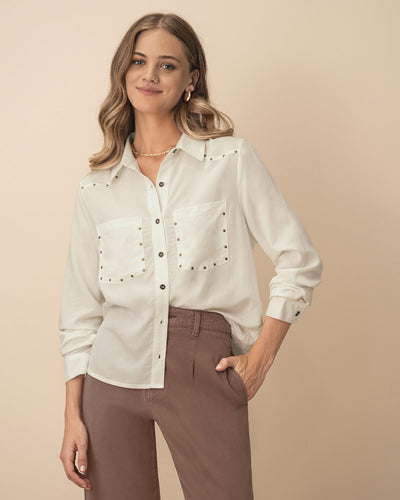 Blusa manga larga con taches#color_018-marfil