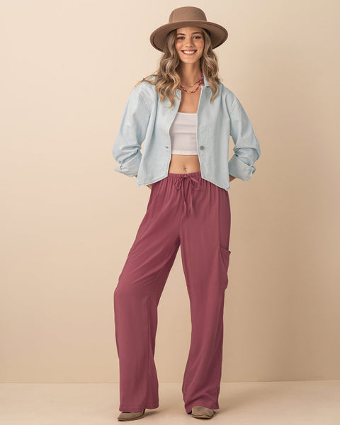 Chaqueta denim con picos en frente#color_141-indigo-claros
