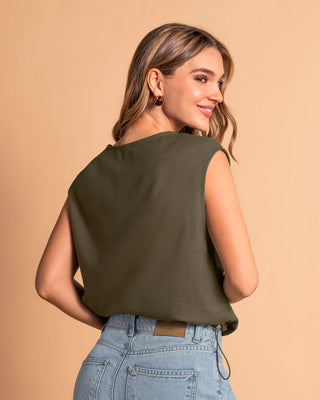 Chaleco manga sisa con cierre metálico#color_c46-verde-militar