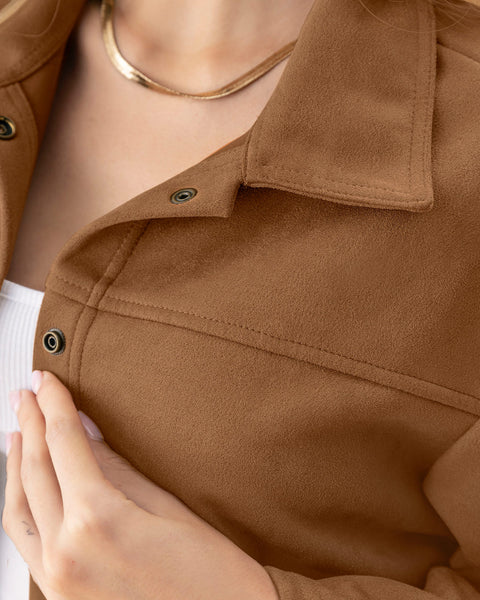 Chaqueta en tela tipo gamuza#color_640-cafe-med
