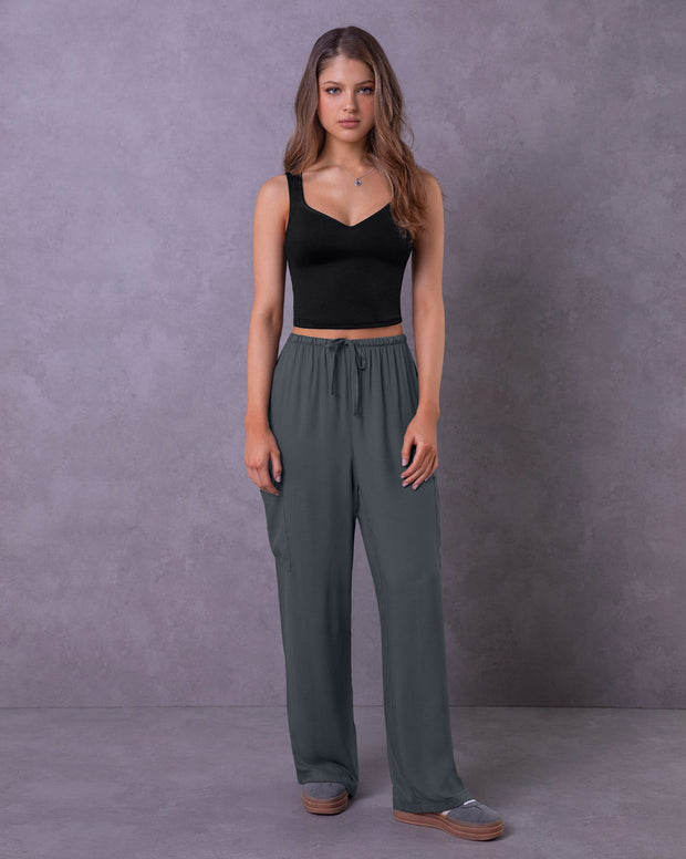 Crop top largo
