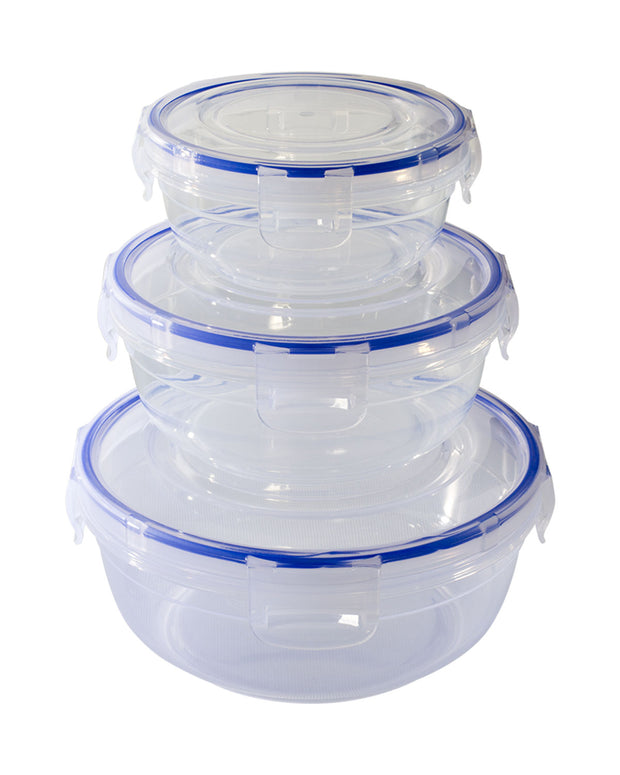 Recipientes Set x 3 Redondos