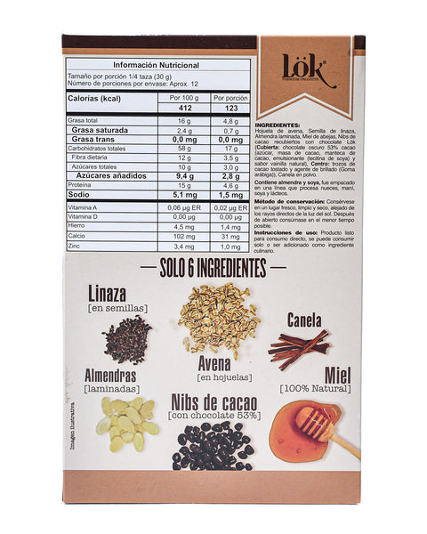 Granola de nibs de chocolate 350 gr#color_001-nibs