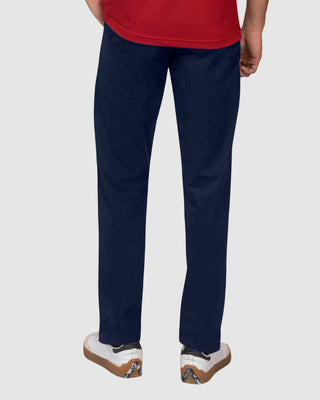 Pantalón bota recta en drill de tacto suave stretch#color_457-azul-oscuro