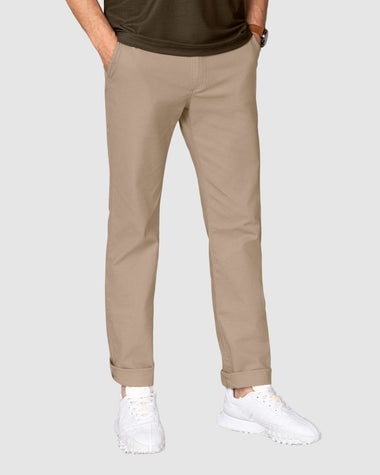 Pantalón texas silueta semi ajustada#color_381-caqui