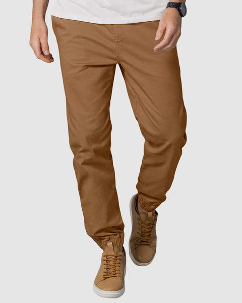 Jogger en drill para hombre#color_820-camel-medio