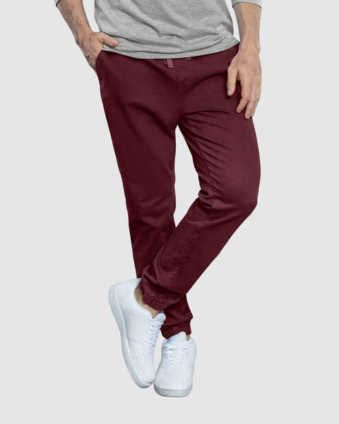 Jogger londres pantalón de hombre#color_320-vino