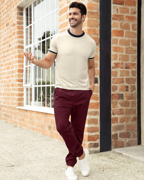 Jogger londres pantalón de hombre#color_320-vino