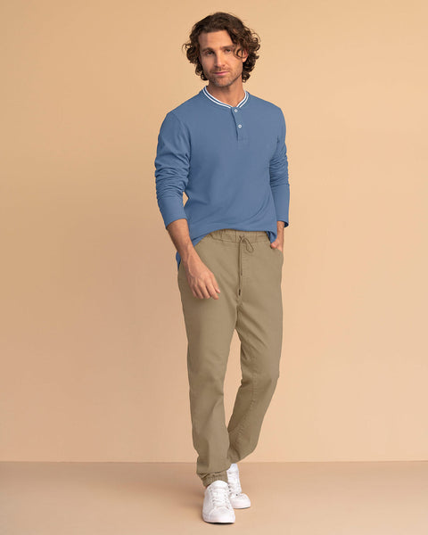 Jogger londres pantalón de hombre#color_813-caqui