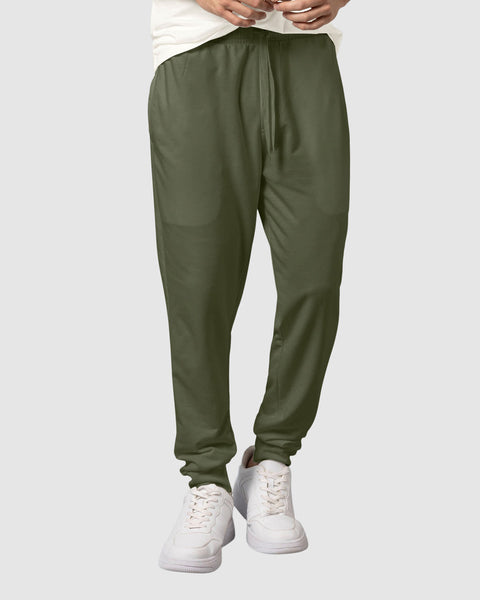 Pantalón exterior jogger con bolsillos funcionales#color_617-verde-oliva-medio