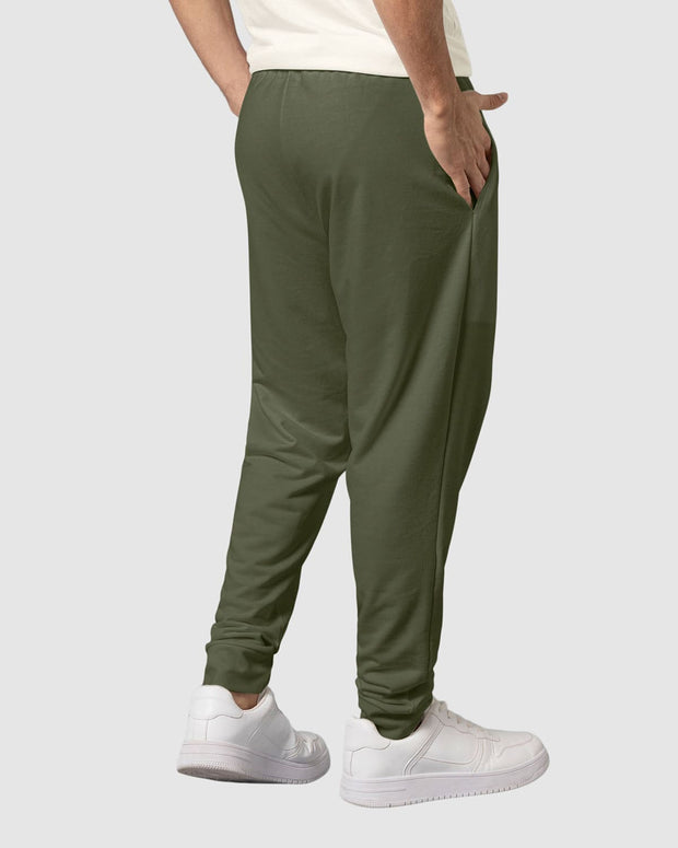 Pantalón exterior jogger con bolsillos funcionales#color_617-verde-oliva-medio