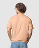 Camiseta manga corta con estampado localizado y cuello redondo#color_279-coral-claro