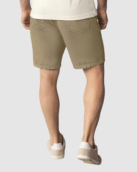Bermuda para hombre cintura ajustable#color_381-caqui