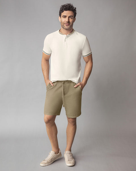 Bermuda para hombre cintura ajustable#color_381-caqui