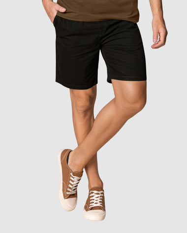 Bermuda para hombre cintura ajustable#color_700-negro