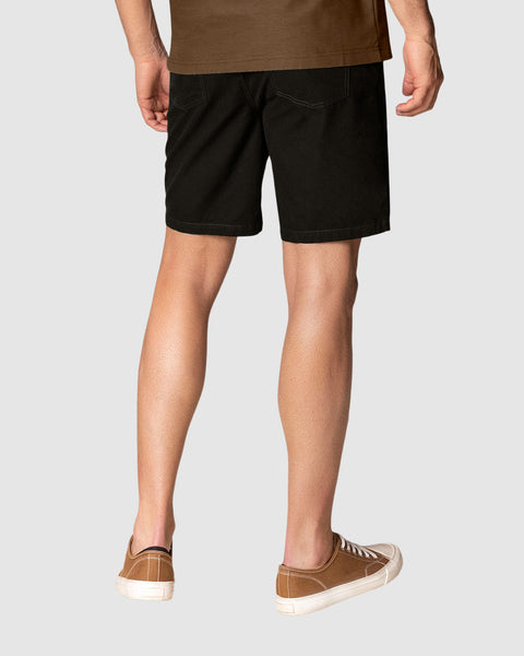 Bermuda para hombre cintura ajustable#color_700-negro
