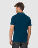 Camiseta tipo polo con perilla funcional con puños y cuello tejido#color_294-azul-petroleo