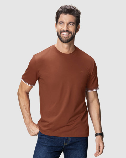 Camiseta cuello redondo manga corta Leonisa Colombia