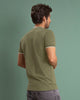 Camiseta con cuello y puños tejidos en contraste#color_660-verde