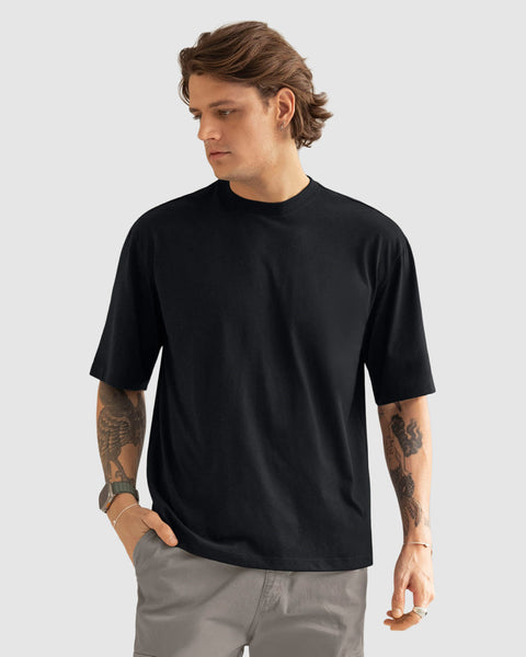 Camiseta manga corta oversized#color_701-negro