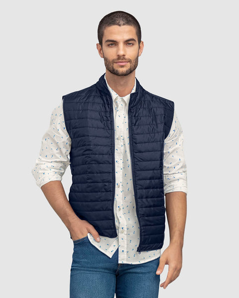 Chaleco tipo puffer#color_457-azul-oscuro