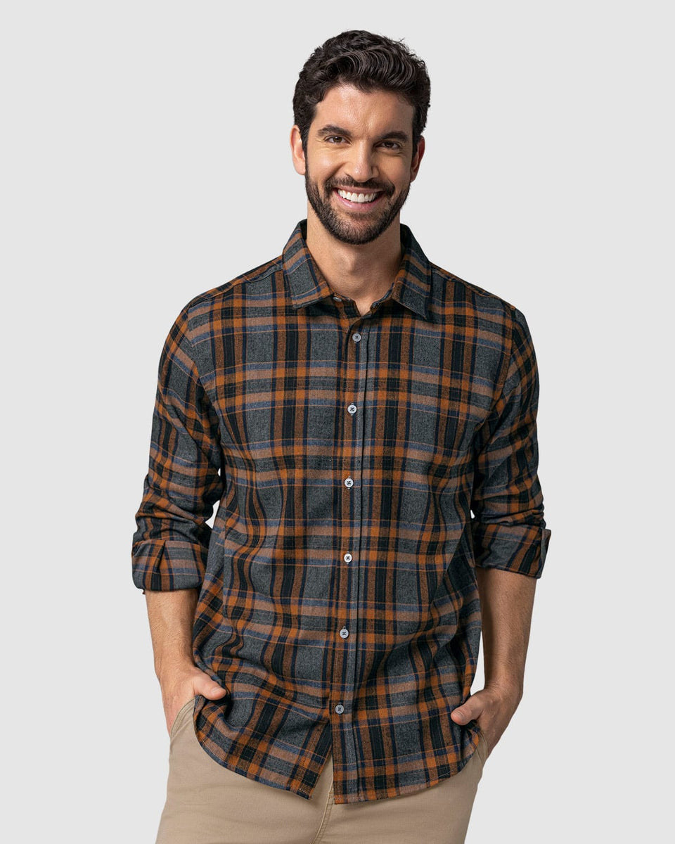 Camisa leñadora para hombre