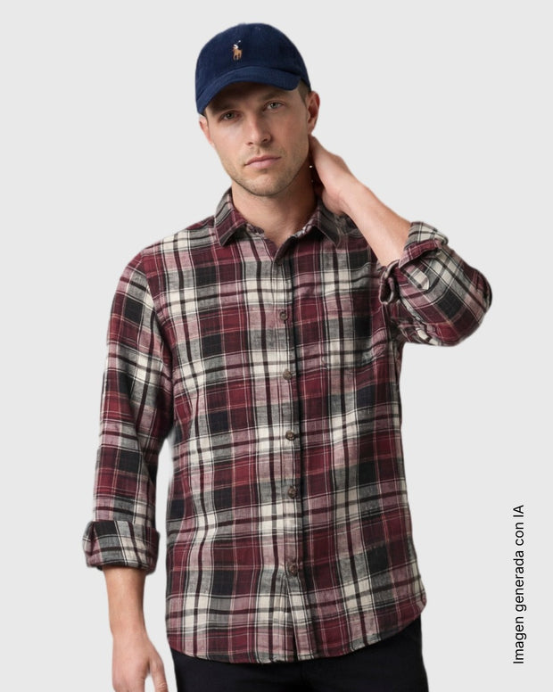 Camisa leñadora para hombre