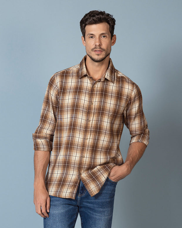 Camisa leñadora para hombre