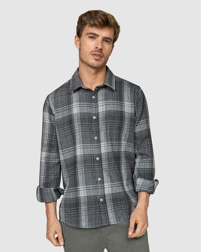 Camisa leñadora para hombre#color_720-gris