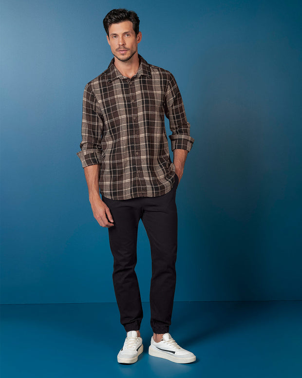 Camisa leñadora para hombre