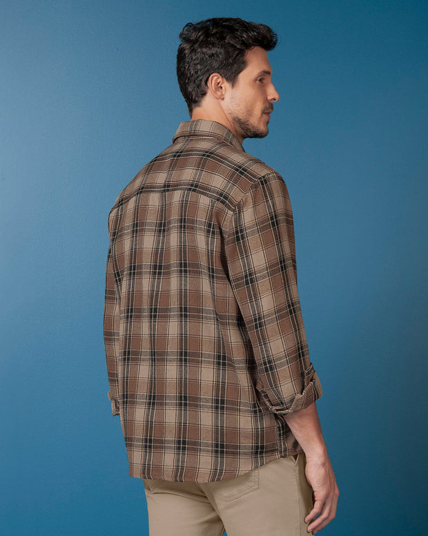 Camisa leñadora para hombre