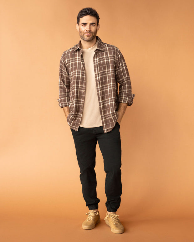 Camisa leñadora para hombre