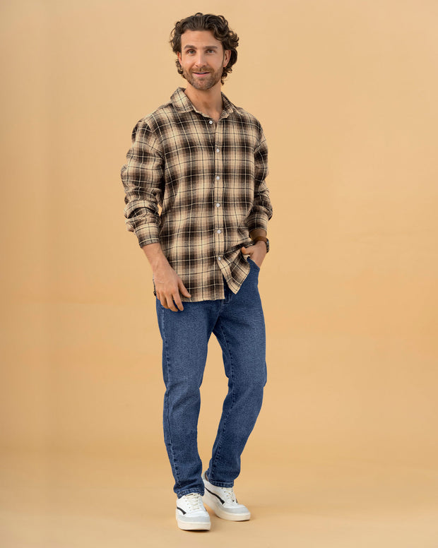 Camisa leñadora para hombre